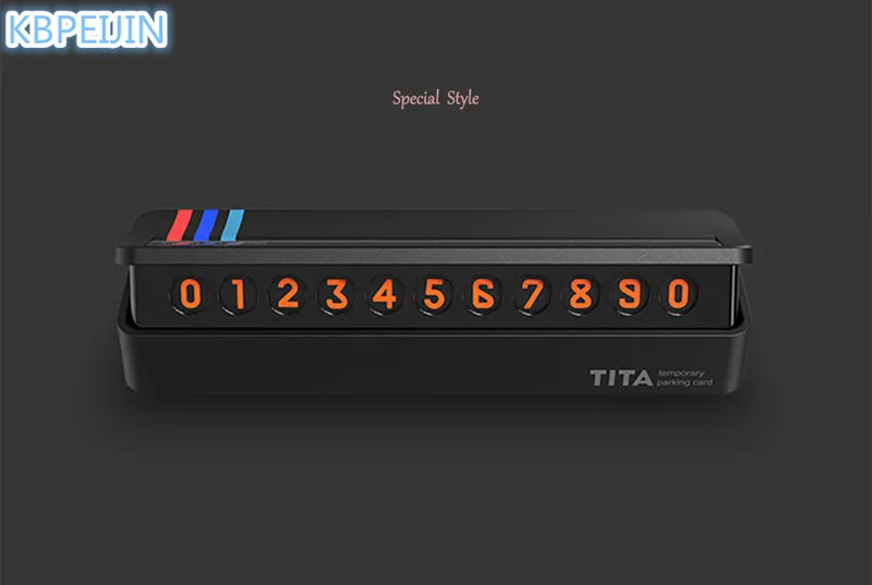 Новая наклейка для машины автомобиля временной парковочной карты с выдвижными