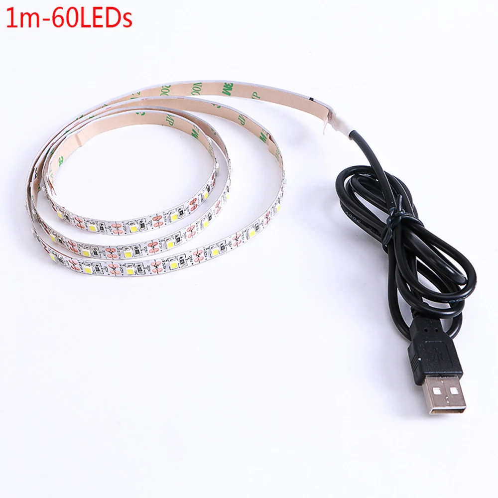 5 в USB кабель питания светодиодный светильник SMD 3528 Рождественская настольная декоративная лампа лента для телевизора фоновый светильник ing