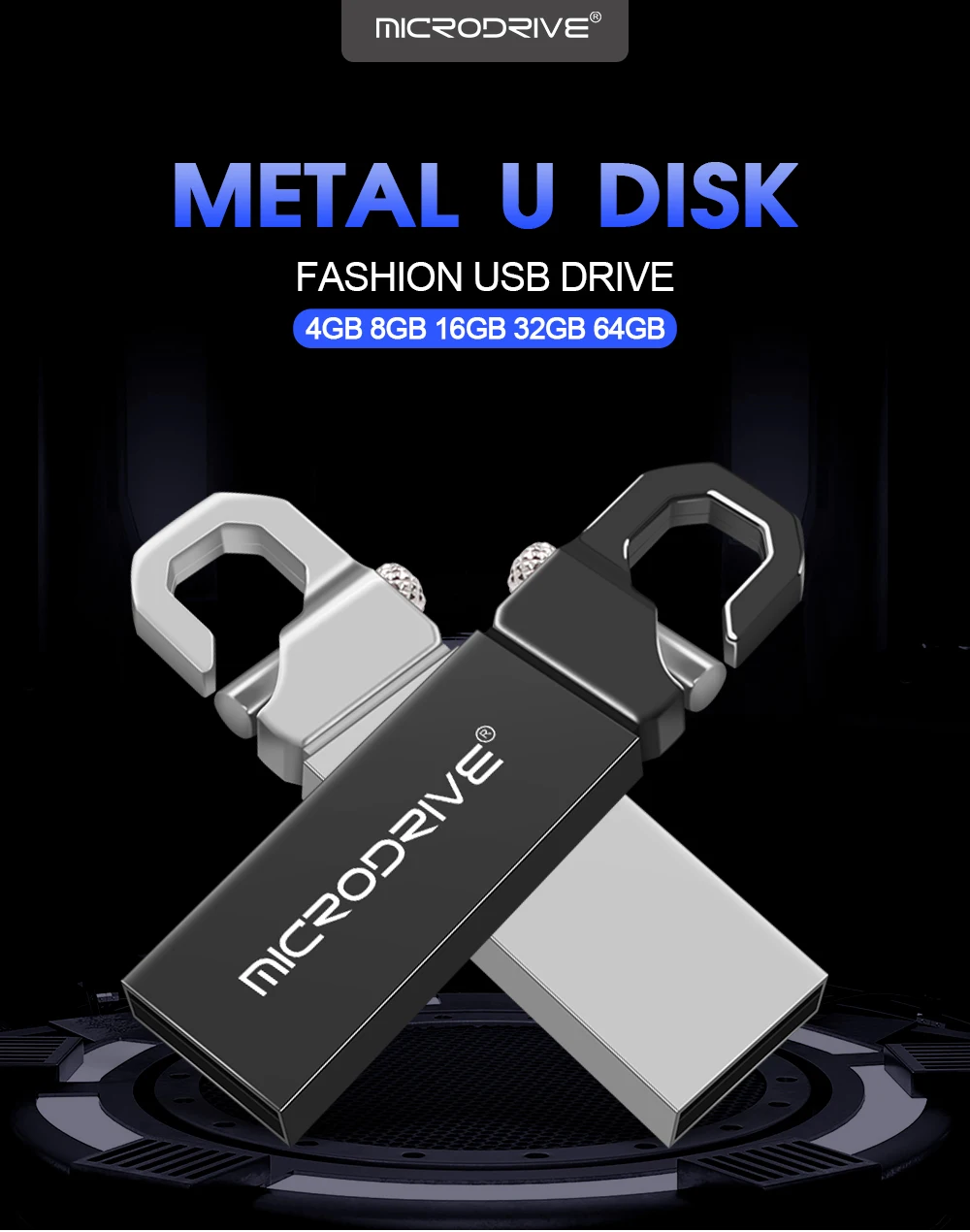 Мини металлический usb 32 Гб USB флеш-накопитель 64 ГБ 16 ГБ флеш-накопитель memoria usb флешка 8 ГБ 4 ГБ Флешка из нержавеющей стали флеш-диск usb 2,0