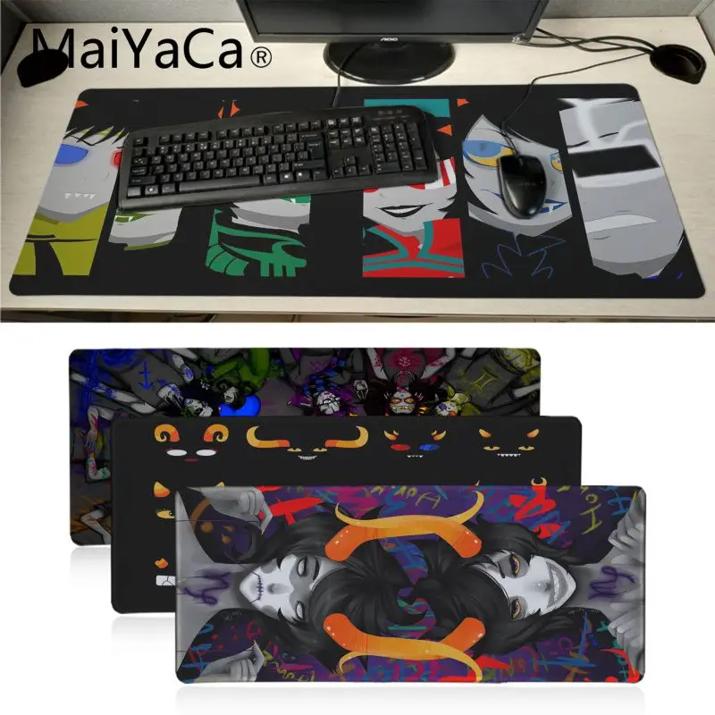 Maiyaca homestuck прочный резиновый коврик для мыши игровой xxl скоростная клавиатура