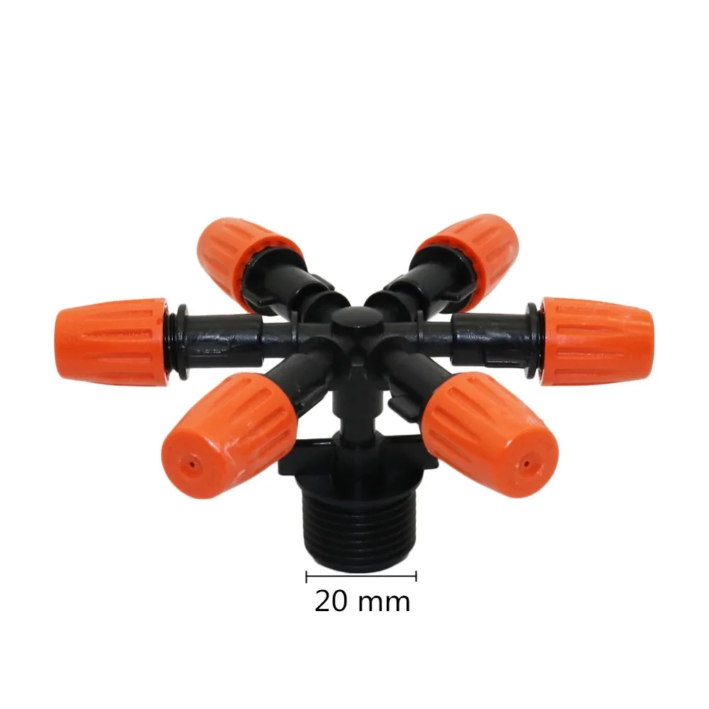 Agriculture Mist Nozzle with 1/2 Inch Male Thread Adjustable Greenhouse Irrigation Sprinkler Garden Spray nozzle 1 Pcs | Дом и сад