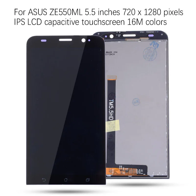 Дисплей для ASUS Zenfone 2 ZE550ML LCD в сборе с тачскрином на рамке Оригинал