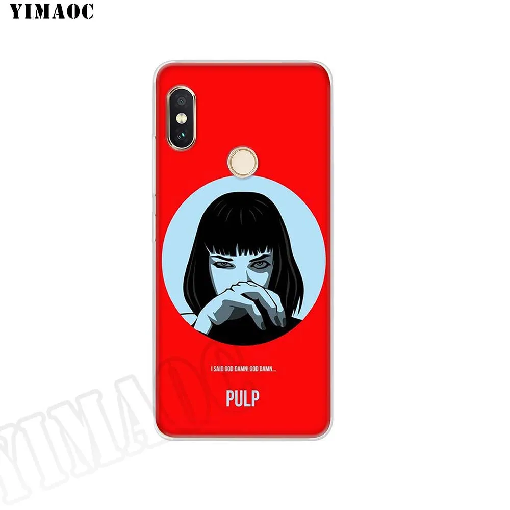 YIMAOC film Pulp Fiction Soft Silicone Case for POCOPHONE F1 Xiaomi Redmi Note 6 7 Pro 6A Mi 8 Lite TPU Cover |