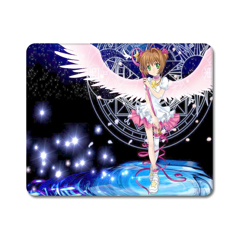 Cardcaptor Sakura японский аниме натуральный резиновый коврик для мыши ноутбука