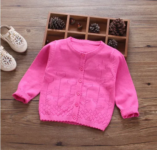 Новинка одежда для маленьких девочек вязаный свитер весенне-летние женские