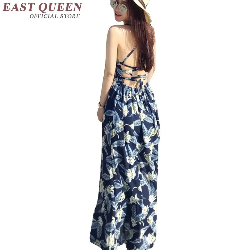 Женское пляжное платье туника с открытой спиной и цветочным принтом|sea dress|tunic