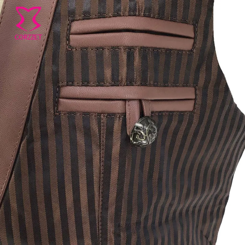 Коричневый жилет | Мужская одежда