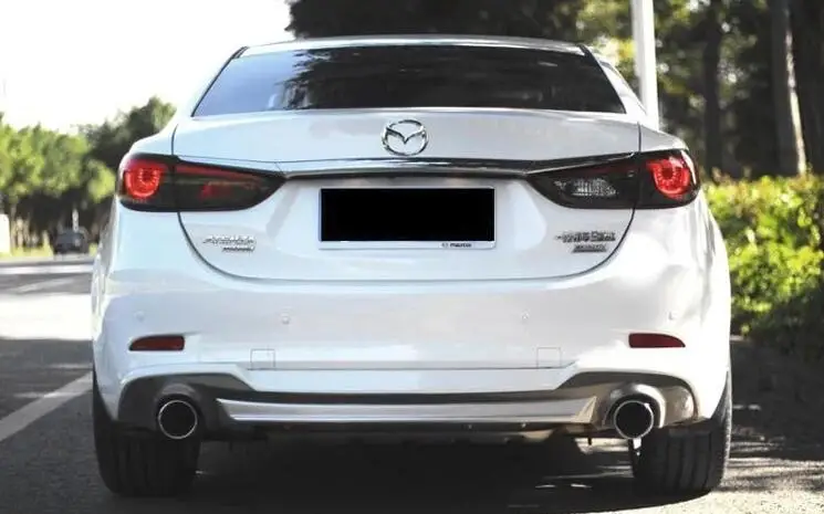Для Mazda 6 ATENZA задний спойлер STY ABS задний бампер диффузор защитные бамперы для ATENZA окруженный задний спойлер для губ