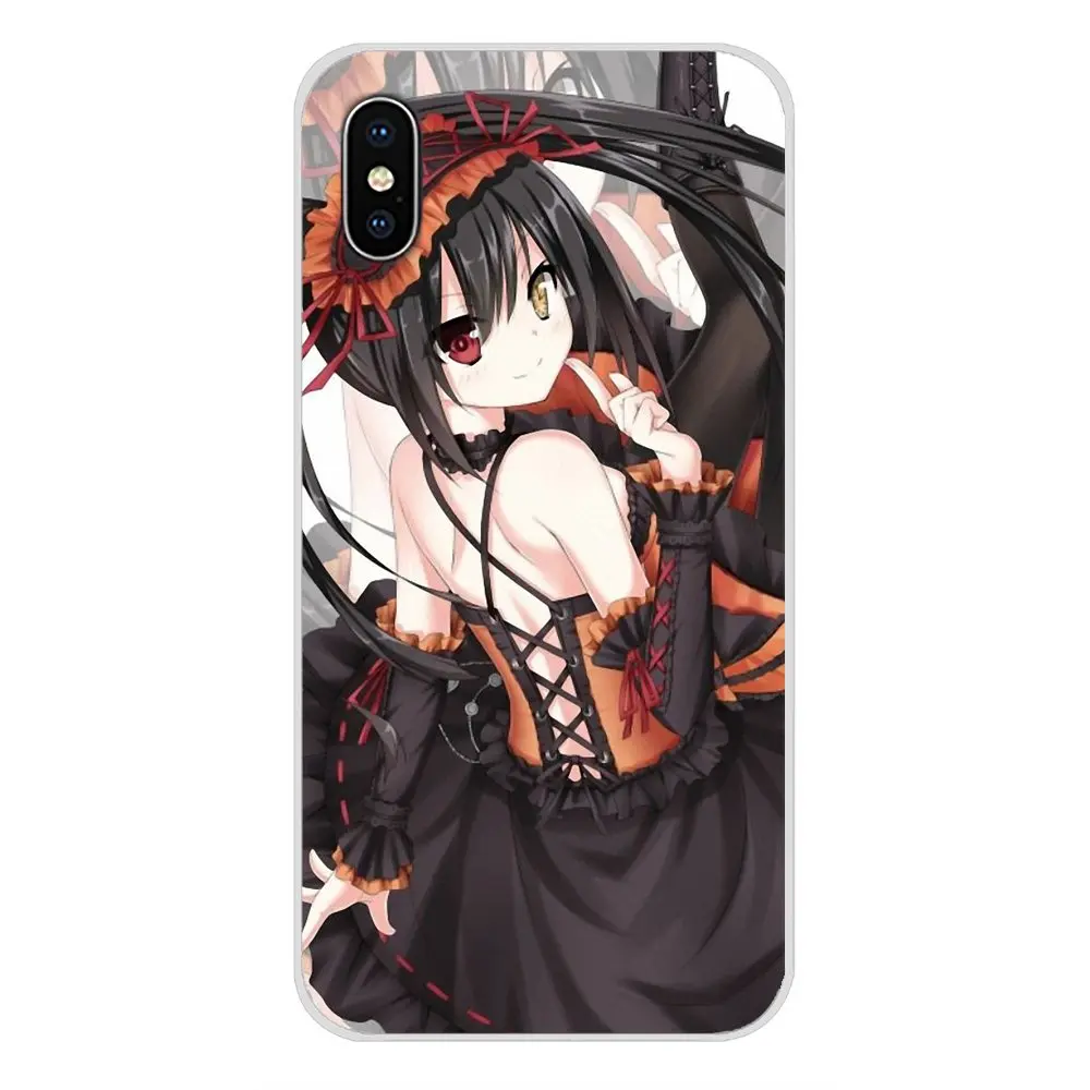 Для Xiaomi Redmi 4A S2 Note 3 3S 4 4X 5 Plus 6 7 6A Pro Pocophone F1 Anime Tokisaki Kurumi аксессуары чехлы для