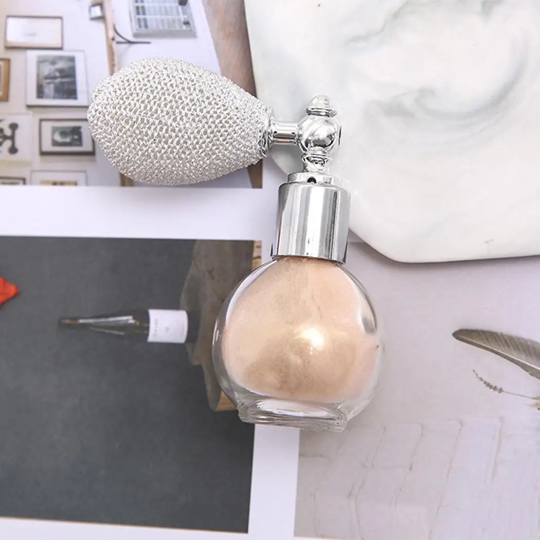 Женский макияж флэш порошок натуральный спрей блестящее порошковое стекло +