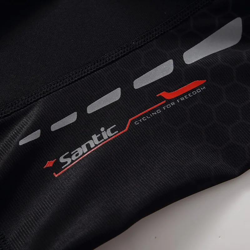 Santic мужские велосипедные шорты 4D Мягкий спандекс MTB шорты дышащая сетка Горная дорога велосипед Bib шорты Ciclismo