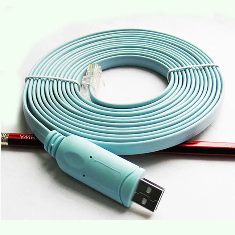 6 футов 1 8 м FTDI USB к RJ45 совместим с консольным кабелем Cisco Windows