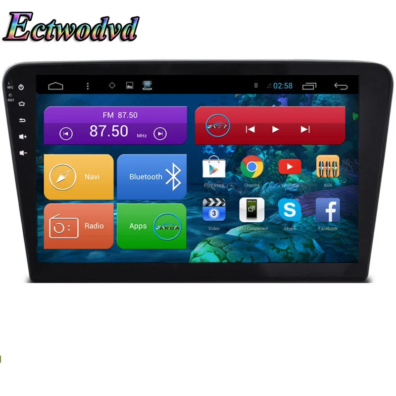 Ectwodvd 10 2 дюймов Восьмиядерный Android 8 1 Автомобильная dvd навигационная система Радио