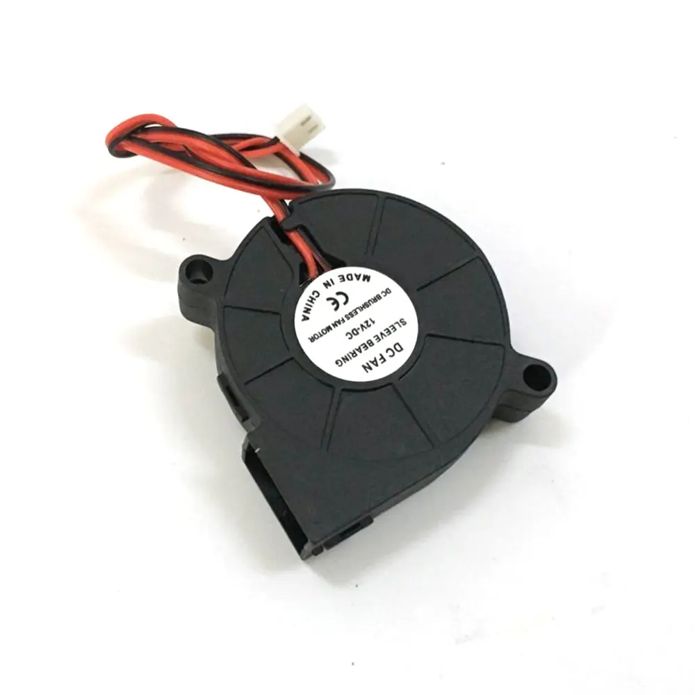 12V DC 50mm Blow радиальный вентилятор охлаждения мини воздуходувка для электронных 3D