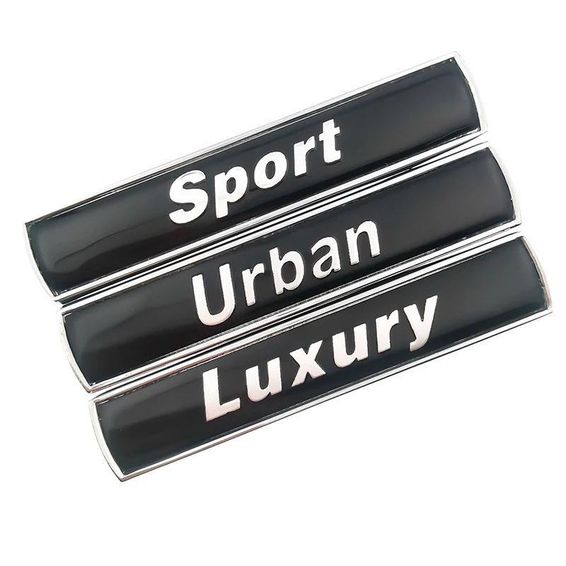 Car Styling Luxury Urban Sport Logo 3D Auto Fender Tail Emblem Badge Sticker for BMW E36/E30/E34/E39/E46/E60/E90/F10/F30 |