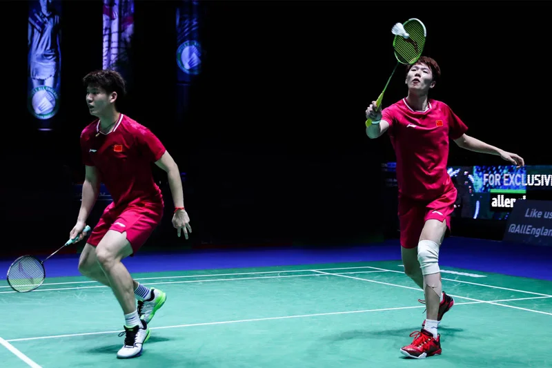 Li-Ning мужские шорты для соревнований по бадминтону, национальная команда, обычная посадка на сухой основе, профессиональные спортивные шорты AAPP029 MKD1607