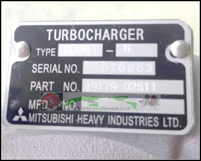 Free Ship TD06H 49179-02511 ME300298 Turbo For Mitsubishi Fuso Truck Bus FN6 FM61F FN62F FN63F FN64F FM65F 6M60T 6M60T2 7.5L | Автомобили