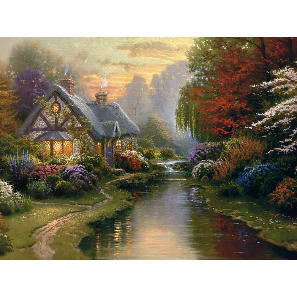 DIY Алмазная картина декорации Стразы Вышивка крестом полный квадратный алмаз