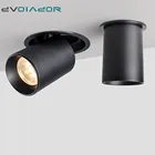 Светодиодный встраиваемый потолочный светильник, регулируемый на 360 градусов, Nordic Spot light 7 Вт, 10 Вт, светодиодная лампа с регулируемой яркостью, Встраиваемый светодиодный светильник, внутренний светильник