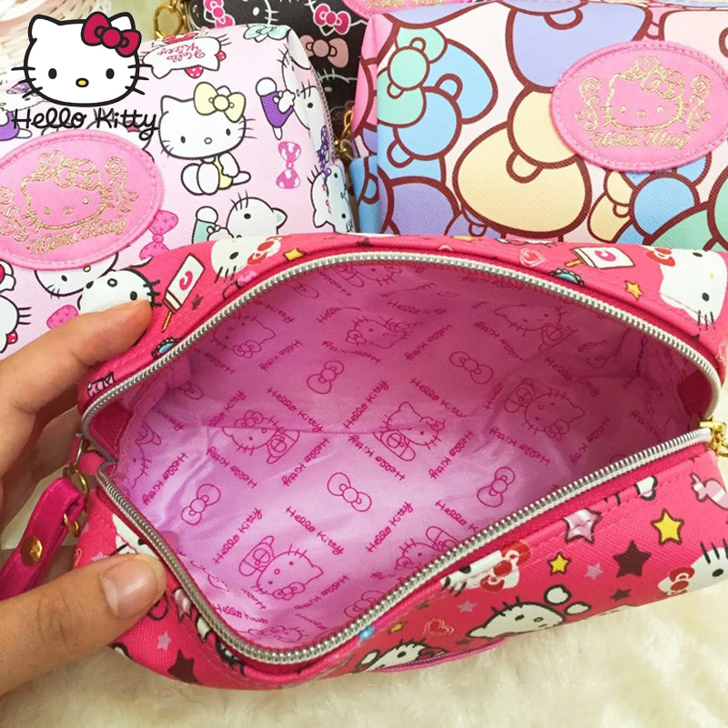 Hello Kitty милый мультяшный кошелек hellokitty косметическая сумка для путешествий
