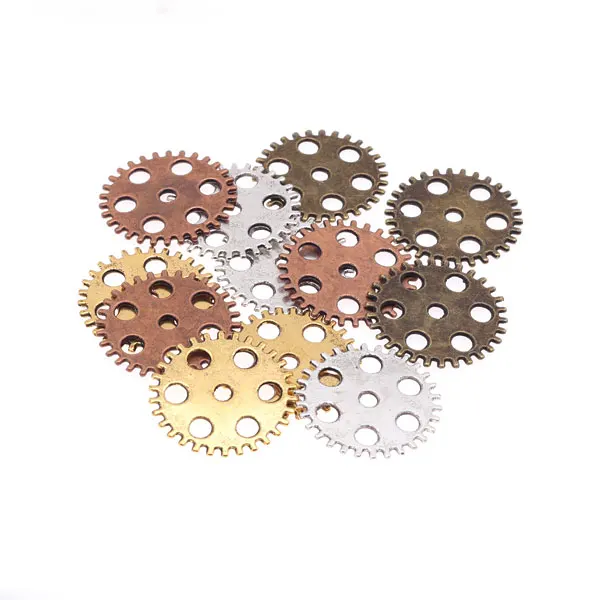 20 шт. в партии распродажа 25 мм круглые металлические детали с отверстиями