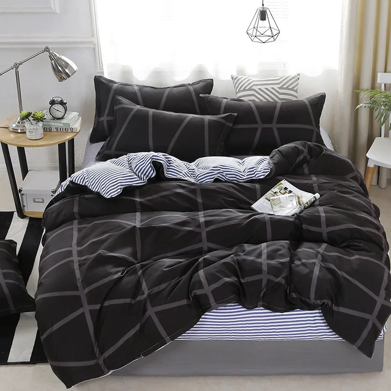 Новинка лета 2019 Комплект постельного белья с принтом пододеяльник постельное