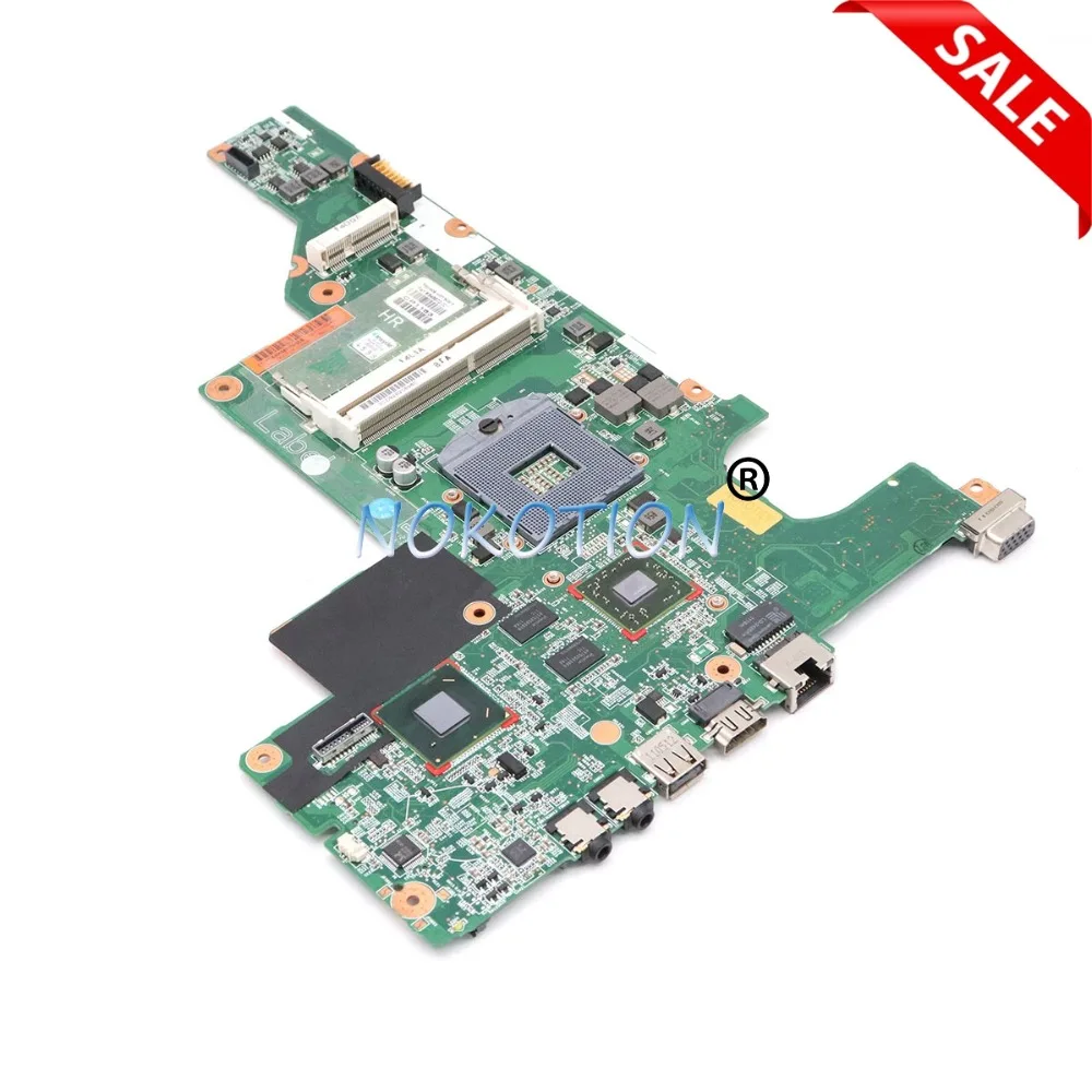 Материнская плата Nokotion 646672-001 для ноутбука HP CQ43 431 631 материнская HM65 DDR3 HD 7400M |
