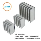 Комплект из 26 шт., алюминиевый радиатор для процессора