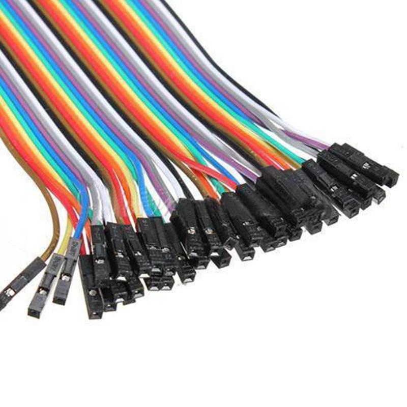 10 см 2,54 мм Женский и Женский Dupont провод Соединительный кабель для Arduino Макет