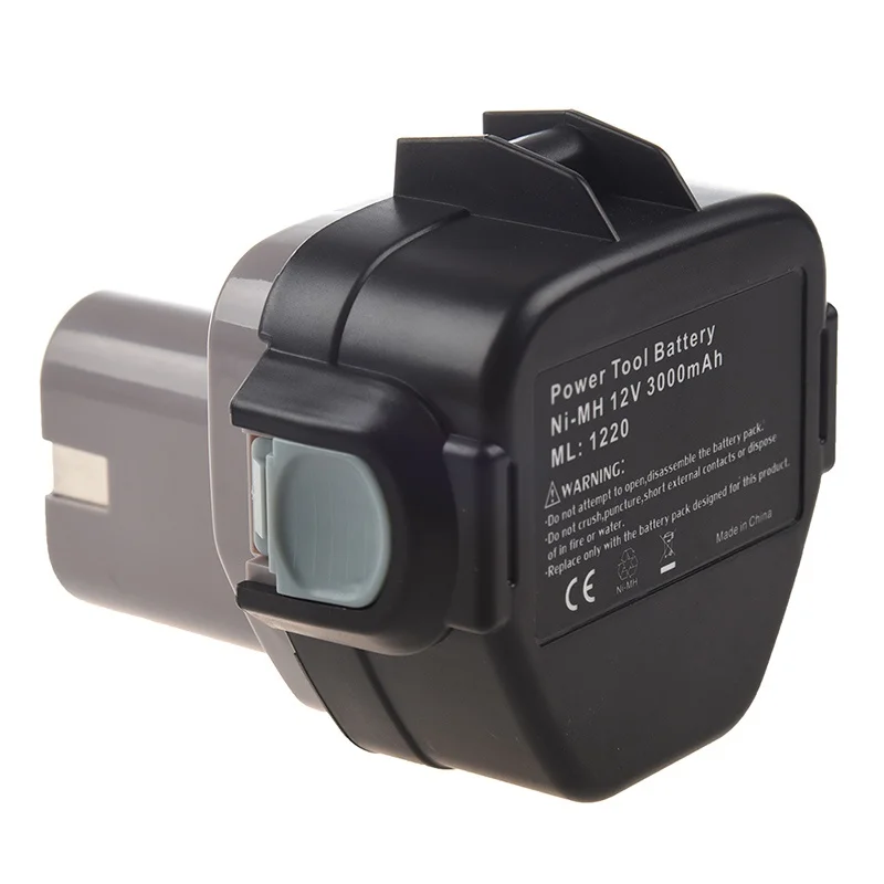 12 вольт Ni-MH аккумулятор для MAKITA 3,0 Ah 1233 1234 черный и серый