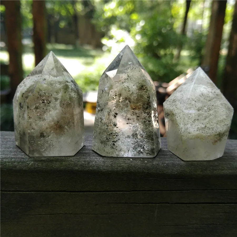 3 шт фантомные кристаллические палочки Ghost кварцевые точки сада Lodalite Scenic