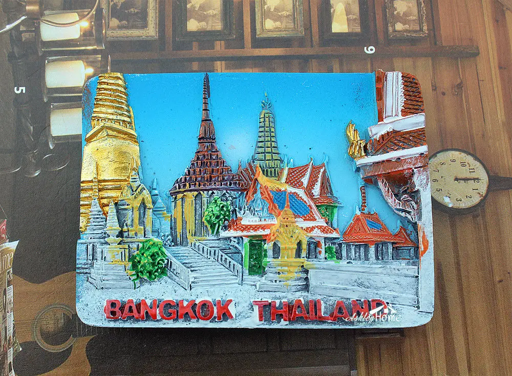 Туристический сувенир из Бангкока Таиланд 3D искусственная смола подарок|travel