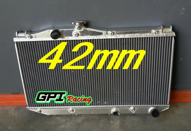 Aluminum Radiator +FAN for TOYOTA Camry SV20 SV21 SV22 1.8L 2.0L 87-1992 AT/MT | Автомобили и мотоциклы