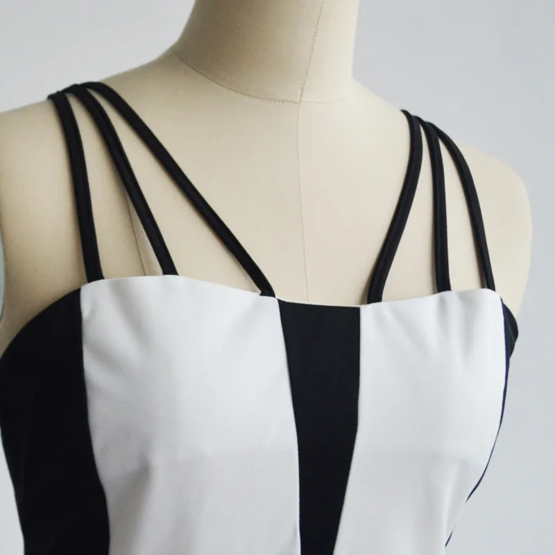 2017 Горячие Продажа Новые Весна Лето Женщина Dress Sexy Спинки Пакет Бедра Воланами