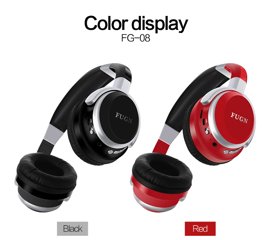 Новые спортивные Bluetooth наушники с микрофоном и поддержкой TF карт, fm-радио, лучшие беспроводные наушники красного и черного цвета