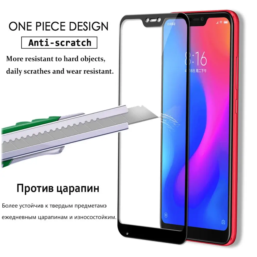 Стекло JONSNOW с полным покрытием для Xiaomi Mi A2 Lite 5 84 дюйма защитная пленка 9H 99
