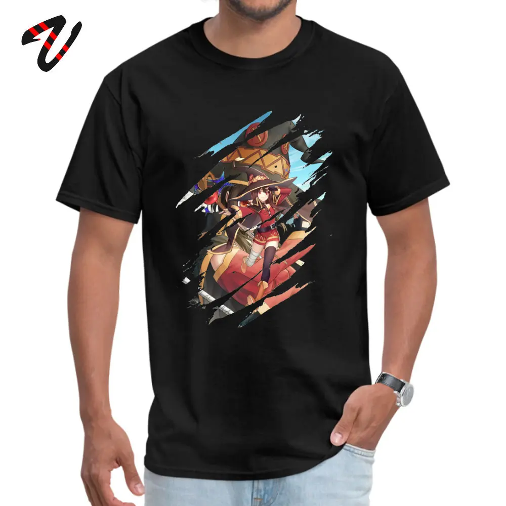 Футболка Megumin KonoSuba, с круглым вырезом, с рисунком, с коротким рукавом, Linkin Park, все хлопковые мужские футболки для отдыха, Прямая поставка