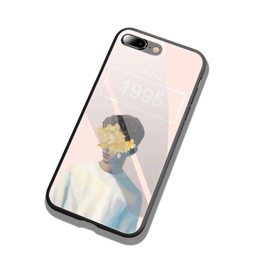 Чехол Lavaza Трой Сиван из закаленного стекла ТПУ для iPhone 6 6S 7 8 Plus 5 5S SE XR X XS 11 Pro