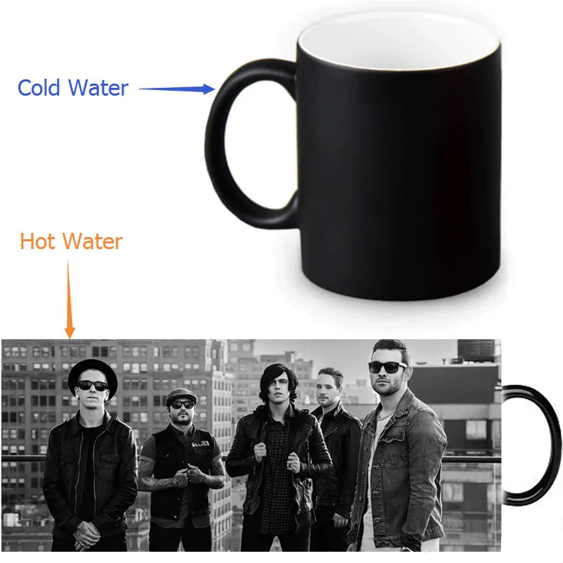 12 унций кружка для сна с сиренями меняющая цвет керамическая чайная чашка