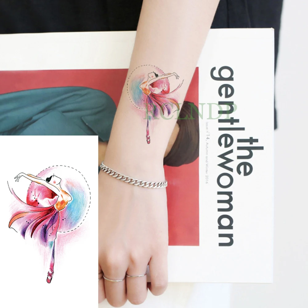 Водонепроницаемая Временная тату-наклейка тату для девушек флэш-тату поддельные