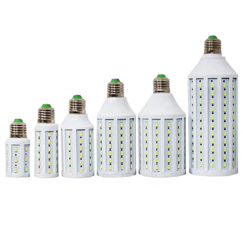 

High Power E27 5730 SMD LED Corn Bulb Super Bright 220V Warm White/Cool White light 7W 12W 15W 25W 30W 40W 50W Lampada LED Lamp