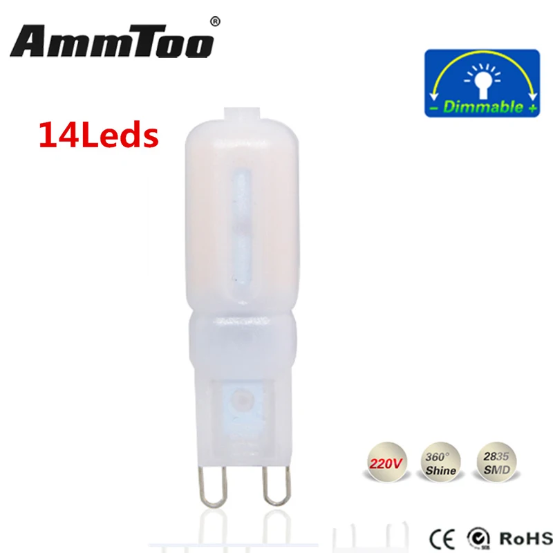 Новинка 2835 SMD G9 лампада светодиодный светильник 110 В 220 В светодиодный светильник 3 Вт Bombillas Светодиодный точечный светильник Ampoule светодиодный галогенный светильник для хрустальной люстры