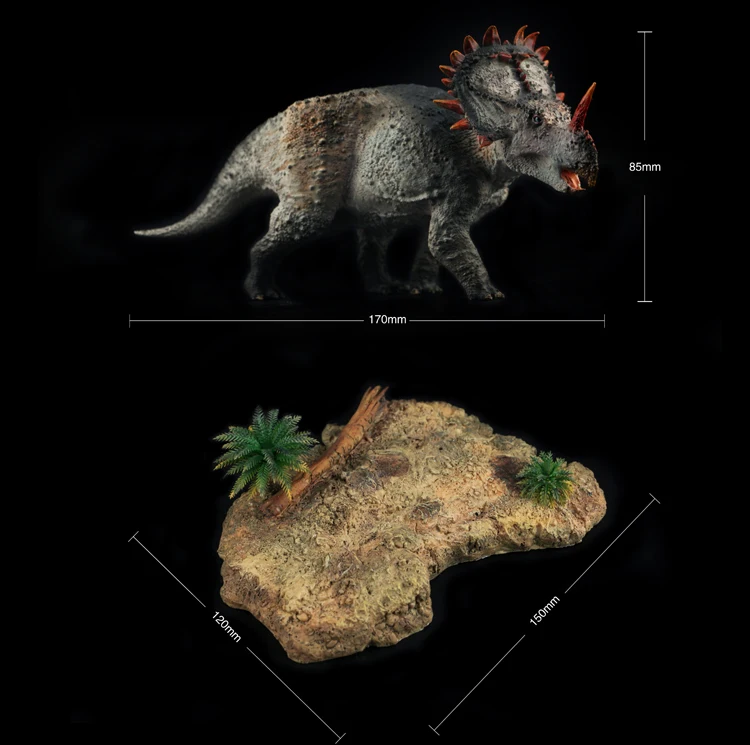 1:35 китайский Sinoceratops фигурка в масштабе модель динозавра базовая игрушка