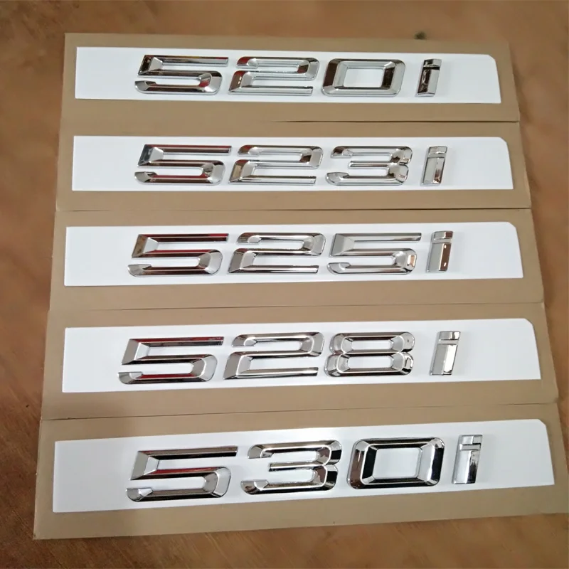 Наклейка на заднюю панель автомобиля ABS M Power performance для BMW E60 F10 5 series 520i 525i 530i 535i 550i