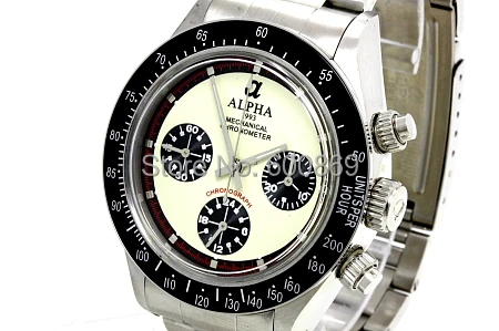 Механические часы хронограф цвета слоновой кости|watch watch|watches watch watchwatch mechanical |