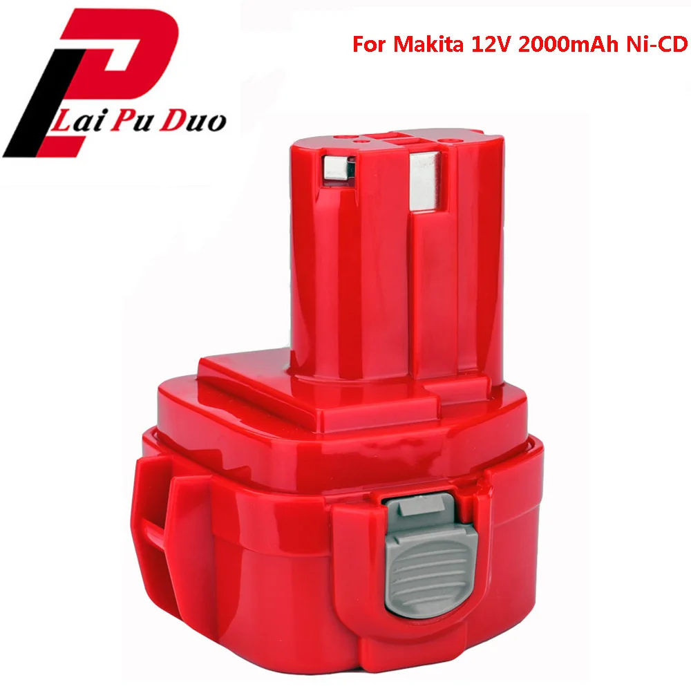 Makita 12 в 2000 мА/ч Ni CD перезаряжаемая батарея для электроинструментов Mak Drill PA12 1220 1222