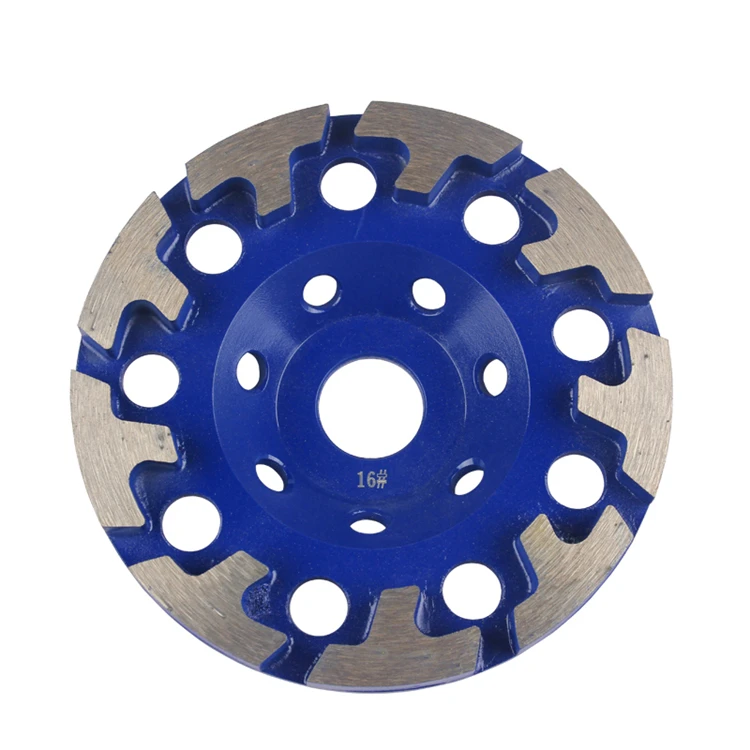 GD55 колесо для шлифовки бетона 5 дюймов алмазный шлифовальный диск с Т образными