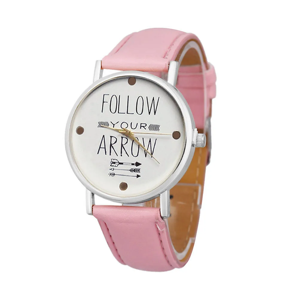 Женские наручные часы montre femme, Новое поступление, кожаный ремешок, цитата, аналоговые кварцевые часы Vogue, Прямая поставка& Ff