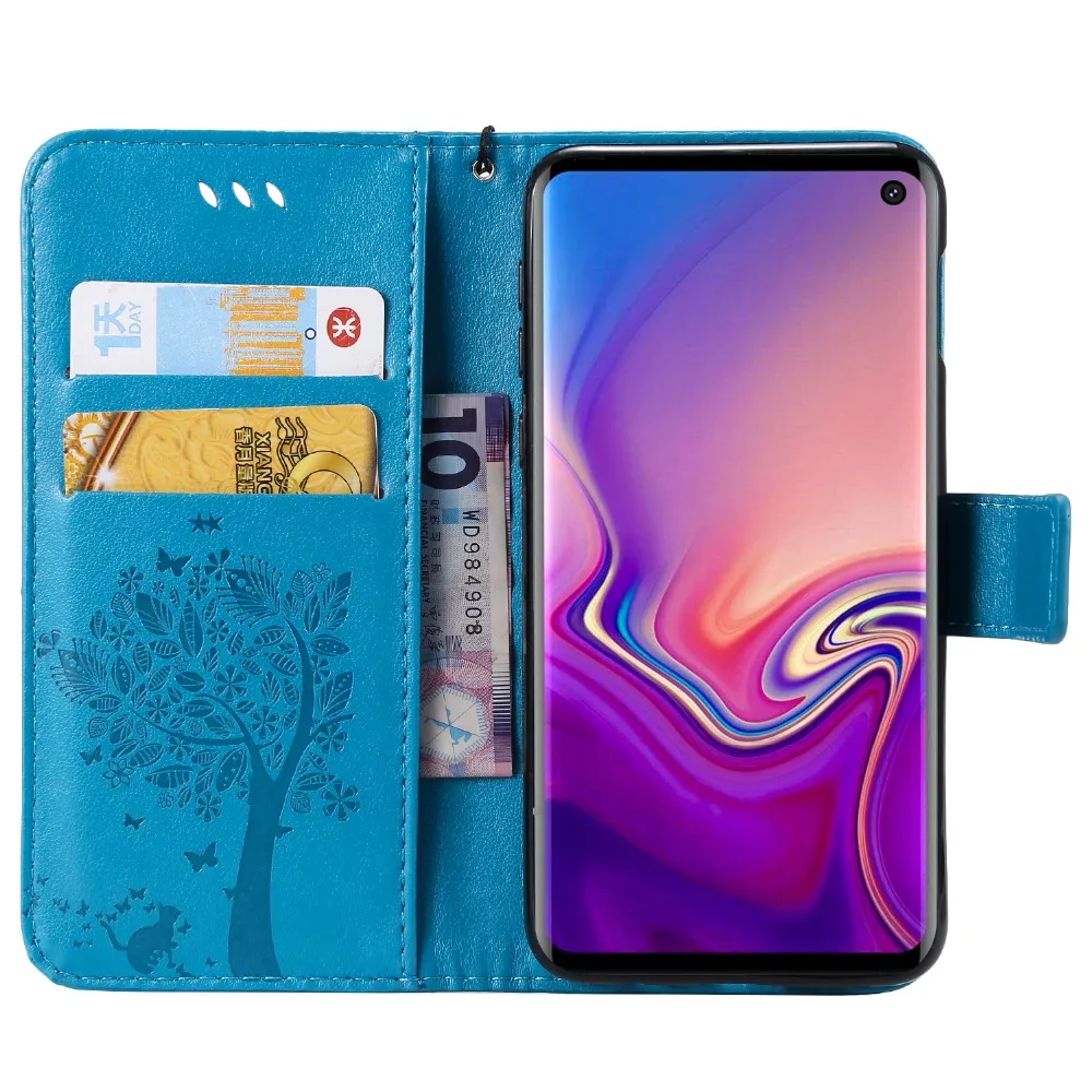 Флип Чехол Для samsung Galaxy S10 S8 S9 S6 S7 край S3 S4 S5 J1 J3 J5 J7 A5 A3 J4 J6 A6 A7 A8 A9 из искусственной кожи чехол-портмоне