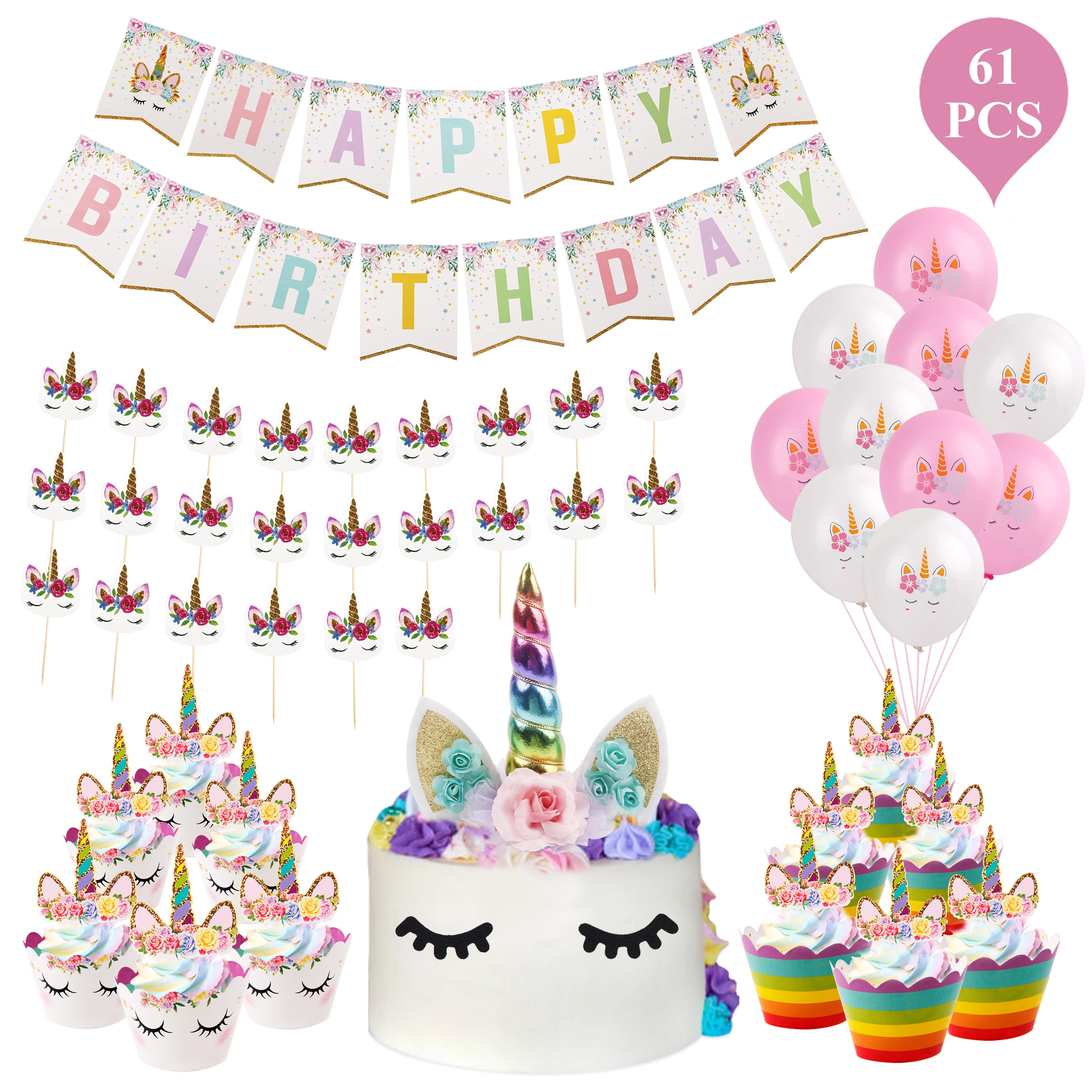 Цветок в форме единорога и сердечком повязка на голову &quotсделай сам&quot Единорог